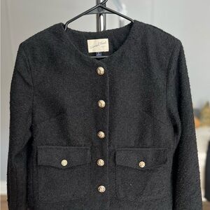 Universal Thread Black Blazer with Gold Buttons